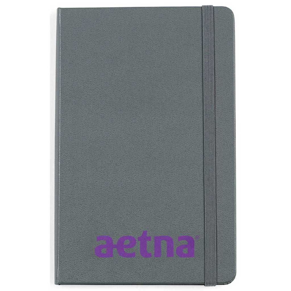 48-Hour Moleskine Slate Grey Hard Cover Ruled Medium Notebook (4.5" x 7.0")