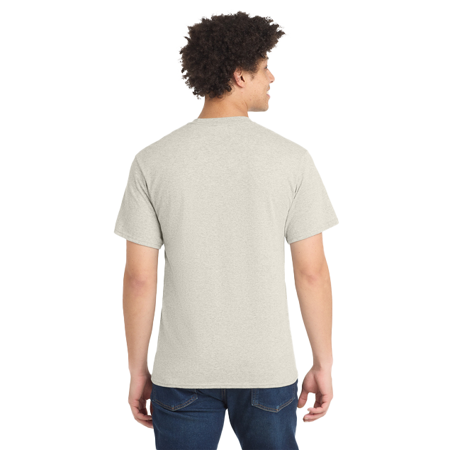 Port & Company Men's Oatmeal Heather Core Blend Tee