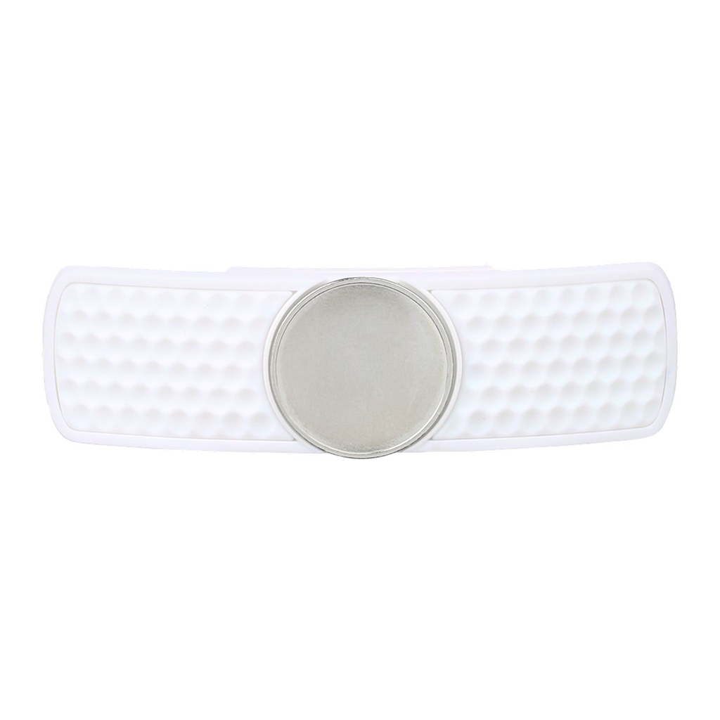 SNAPS White Hat Clip Golf Ball Marker