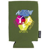 Koozie Olive Green Hype RPET Collapsible Can Cooler - 16 oz.