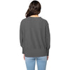 Charles River Women's Grey Camden Spliced Crew Neck Sweatshirt