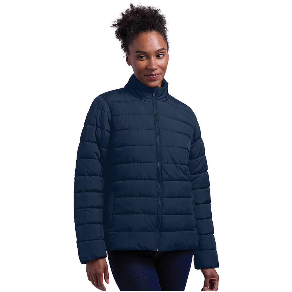 Charles River Women's Navy Pioneer Puffer Jacket