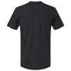 Tultex Unisex Heather Black Combed CVC T-Shirt