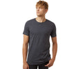 Tultex Unisex Heather Dark Grey Combed CVC T-Shirt
