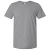 Tultex Unisex Heather Grey Combed CVC T-Shirt