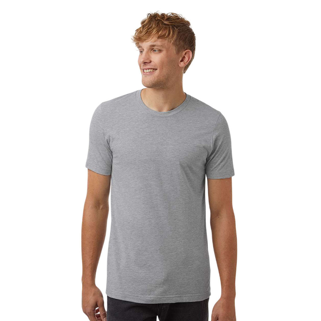 Tultex Unisex Heather Grey Combed CVC T-Shirt