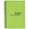 Hit Lime Gren Rubbery Spiral Notebook