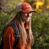 Richardson Brown/Khaki Garment Washed Trucker