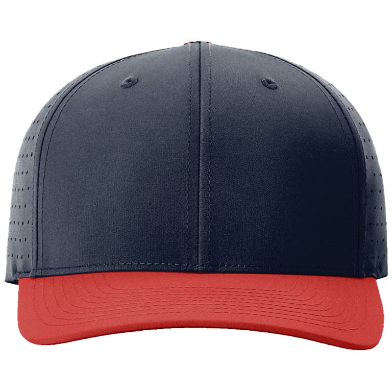 Richardson Navy/Navy/Red Laser Perf R-Flex Snapback