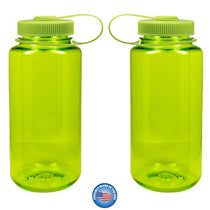 Nalgene Spring Green 32 oz Wide Mouth Sustain Bottle