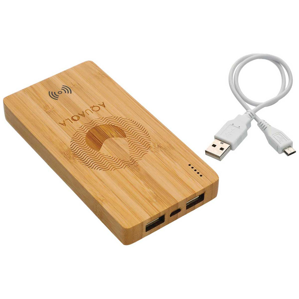 48-Hour Leed's Wood Plank 5000 mAh Bamboo Wireless Power Bank