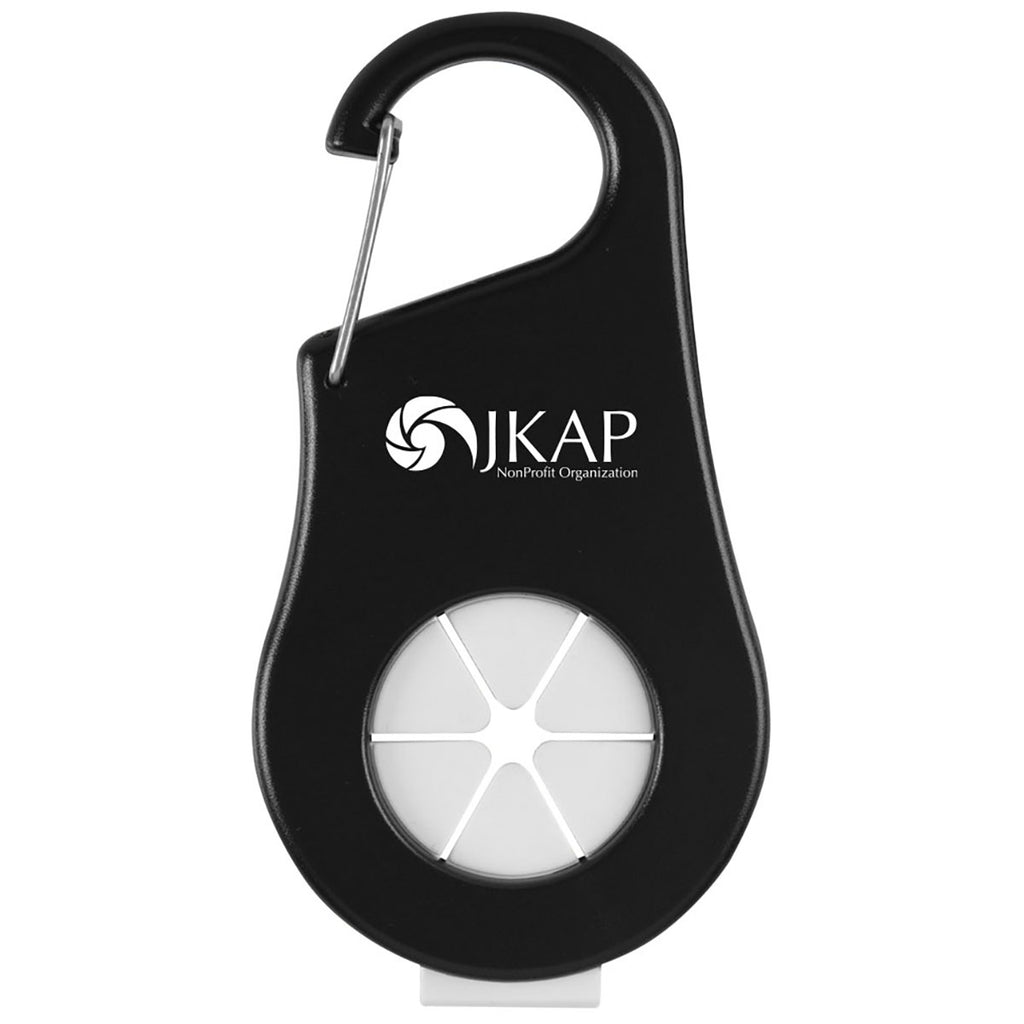 Hit Black Towel & Water Bottle Holder Carabiner
