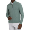 Holderness & Bourne Men's Heathered California Spruce The Royce Quarter Zip