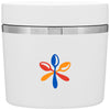 H2Go Matte White Crush 20oz Stainless Steel Container