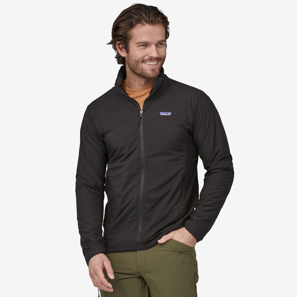 Patagonia Men's Black Nano-Air Light  Hybrid Jacket