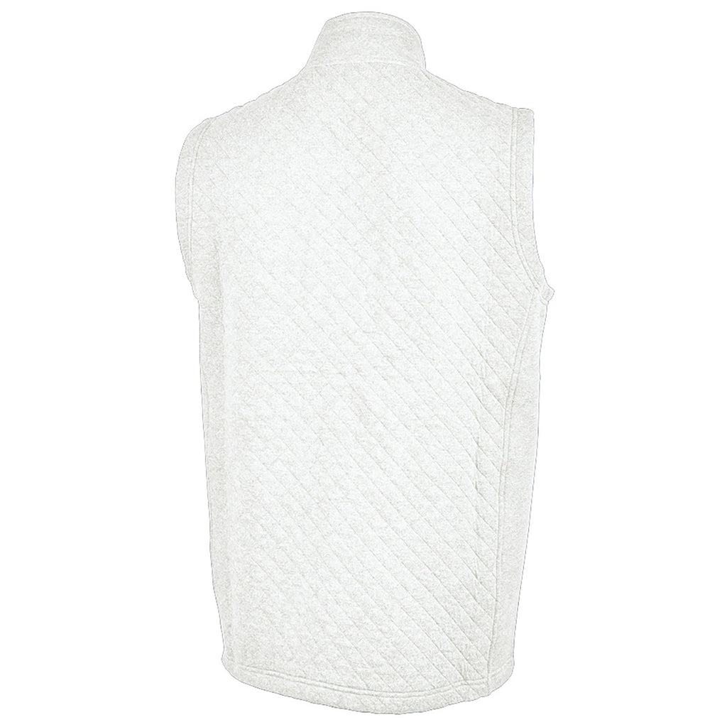 Charles River Men's Oatmeal Heather Franconia Quilted Vest