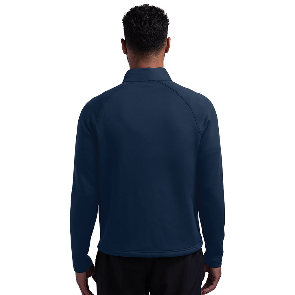 Charles River Men's Navy Lotus Hybrid Puffer Jacket