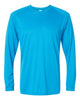 Paragon Turquoise Unisex Long Islander Performance Long Sleeve T-Shirt