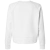 Adidas Women's White Beyond Side-Snap Crewneck Sweatshirt