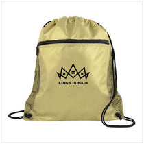 Good Value Metalic Gold Mesh Pocket Drawcord