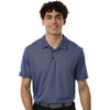 Adidas Men's Collegiate Navy 4-Way Stretch Printed Polo