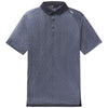 UNRL Men's Mid Navy Abstract Polo