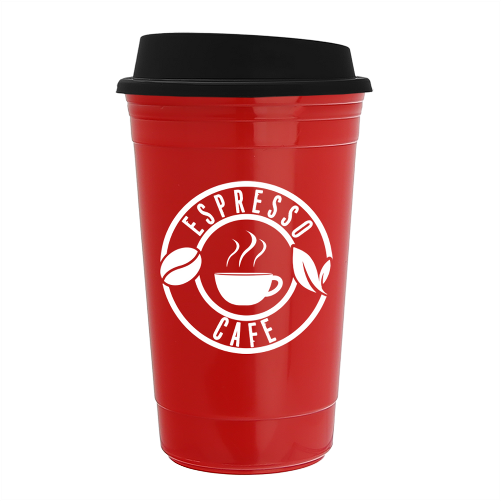 Garyline Red Traveler Insulated Cup - 16 oz.