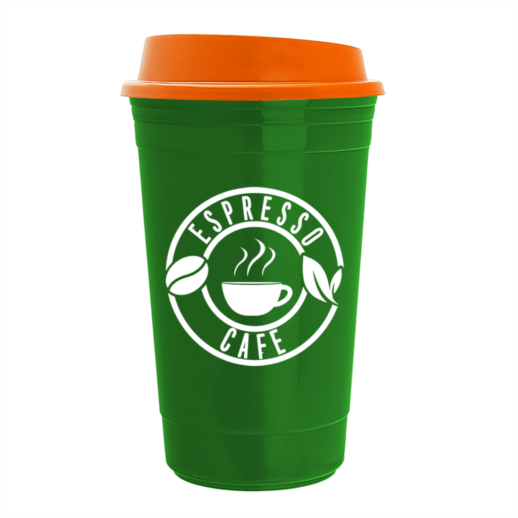 Garyline Green Traveler Insulated Cup - 16 oz.