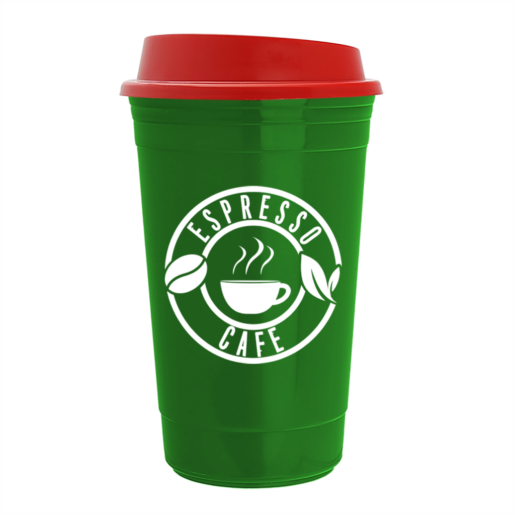 Garyline Green Traveler Insulated Cup - 16 oz.