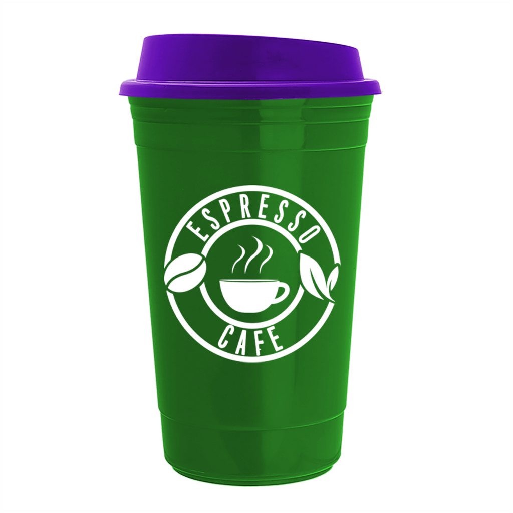 Garyline Green Traveler Insulated Cup - 16 oz.