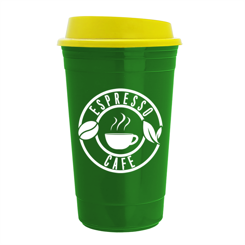 Garyline Green Traveler Insulated Cup - 16 oz.
