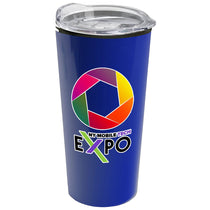 Garyline Royal Blue Roadmaster Travel Tumbler with Clear Slider Lid - 18 oz.