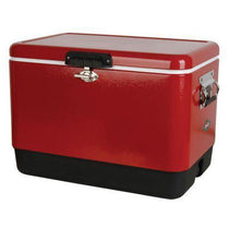 Coleman Red 54 Qt. Classic Steel-Belted Cooler