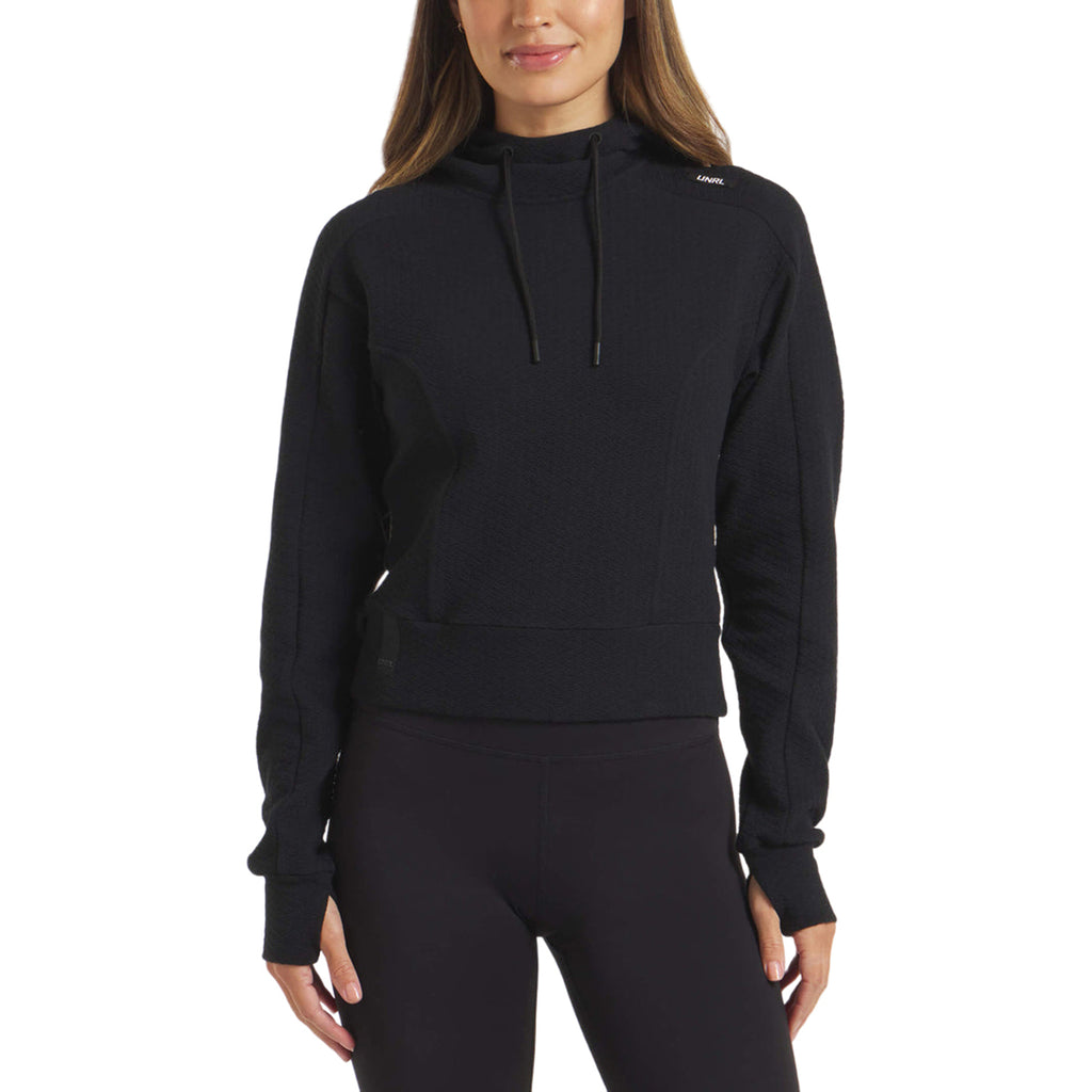 UNRL Women's Black Ascend Hoodie