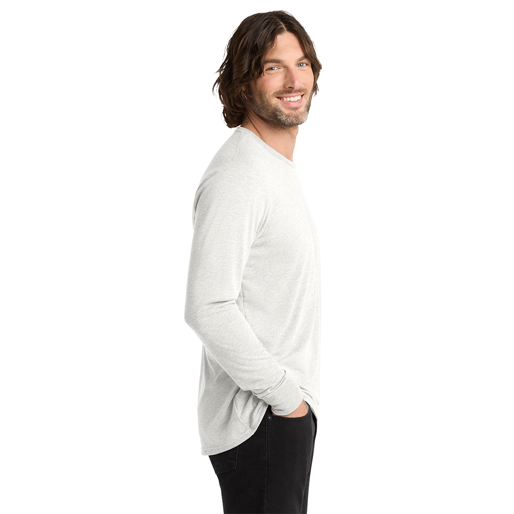 Allmade Unisex Fairly White Tri-Blend Long Sleeve Tee