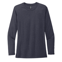 Allmade Women's Rebel Blue Tri-Blend Long Sleeve Tee