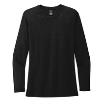 Allmade Women's Space Black Tri-Blend Long Sleeve Tee