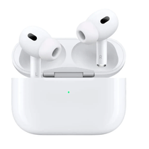 Apple White AirPods Pro 2, Wireless Active Noise Cancelling Earbuds