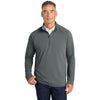 Brooks Brothers Men's Shadow Grey Luxe Performance 1/4-Zip