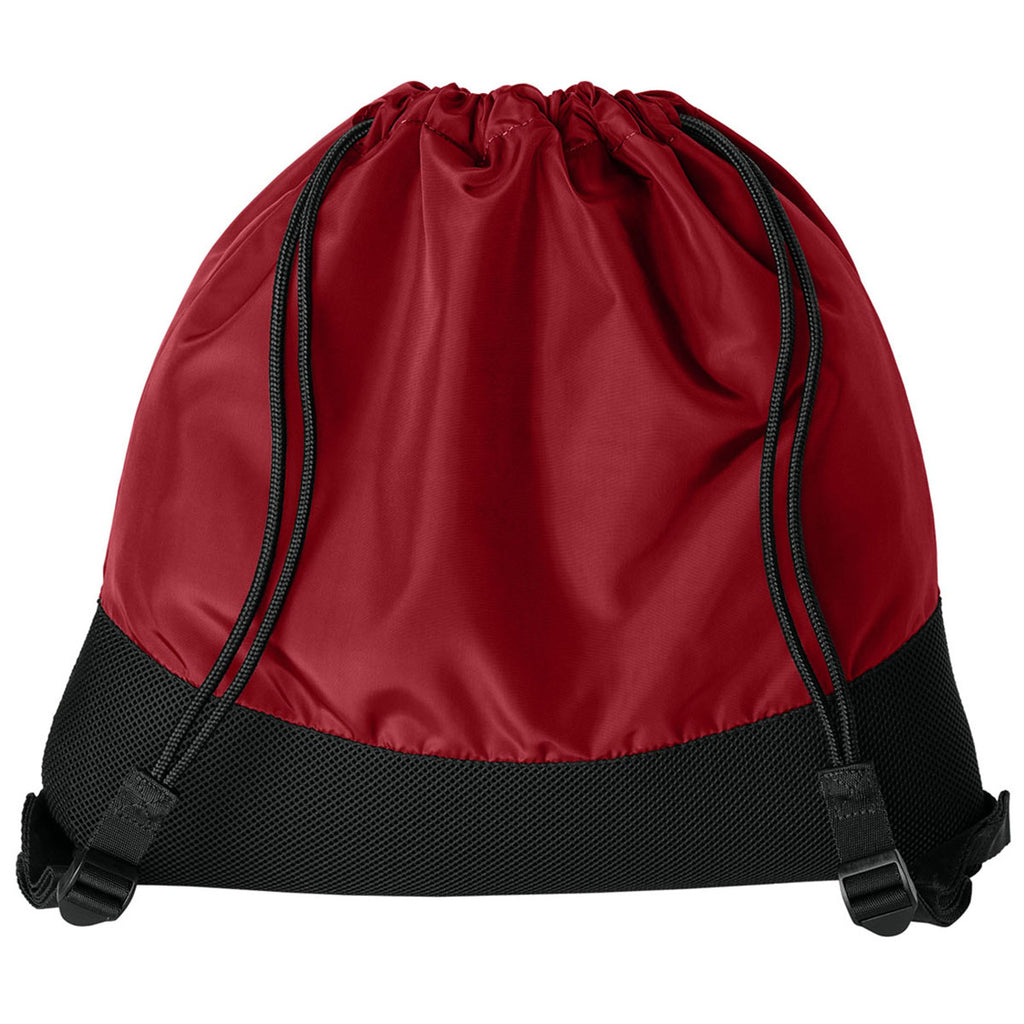 Port Authority Rich Red Agility Mesh Pocket Cinch