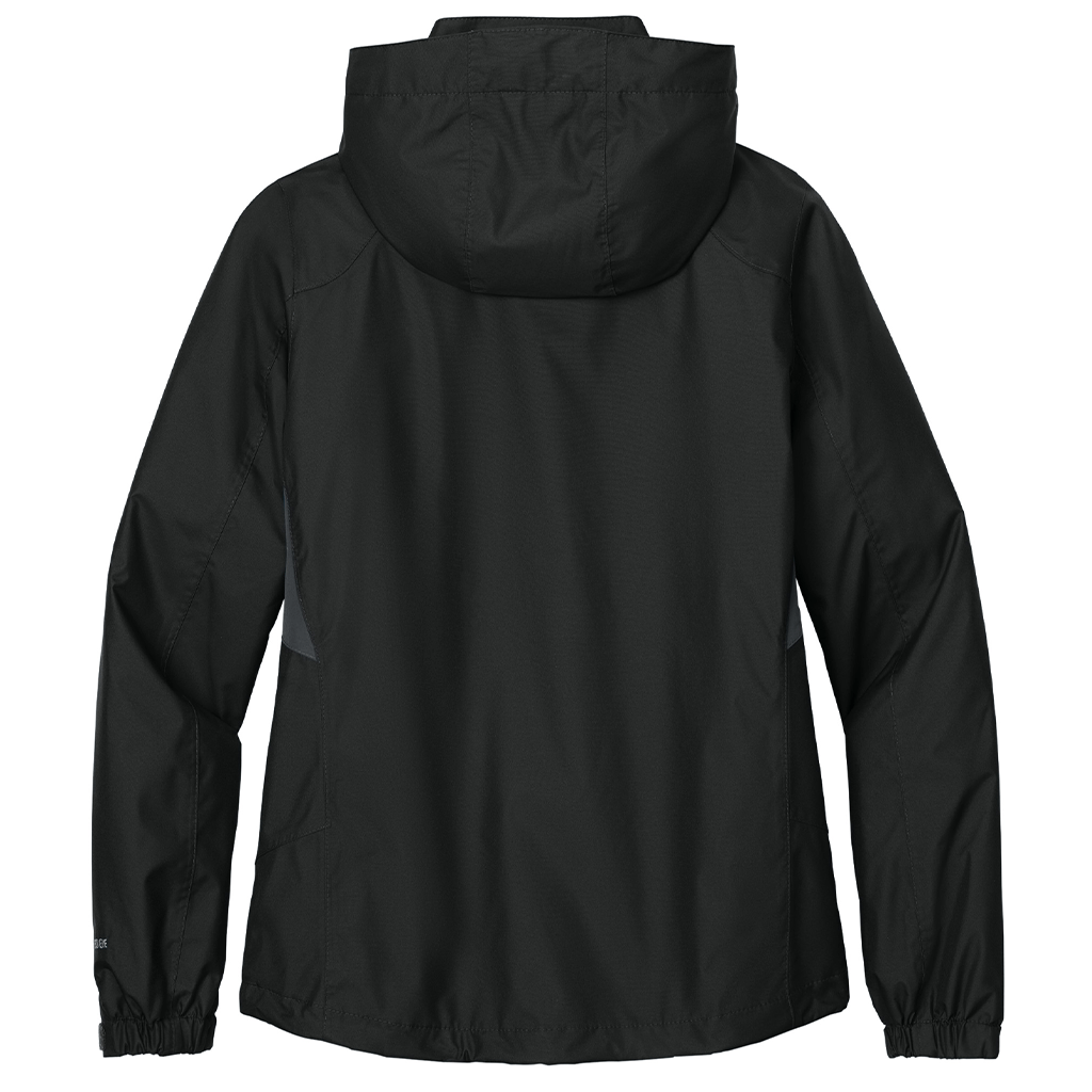 Eddie Bauer Women's Black/Steel Grey Rain Jacket