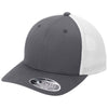 Port Authority Graphite/WhiteFlexfit 110 Mesh Cap