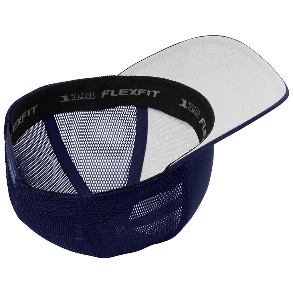 Port Authority True Navy/True NavyFlexfit 110 Mesh Cap