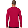 Core 365 Unisex Classic Red Capital Long Sleeve Performance T-Shirt