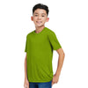 Core 365 Youth Acid Green Capital Performance T-Shirt