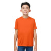 Core 365 Youth Campus Orange Capital Performance T-Shirt