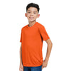 Core 365 Youth Campus Orange Capital Performance T-Shirt