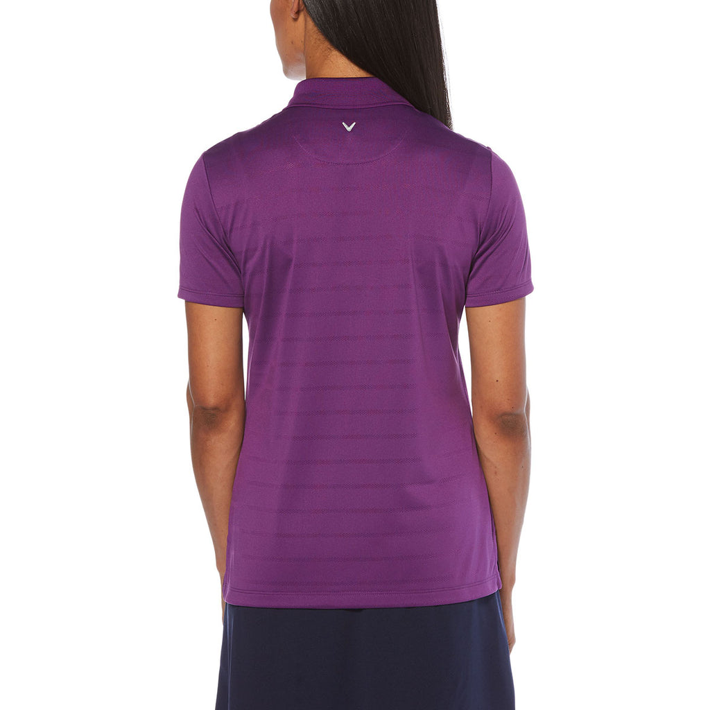 Callaway Women's Purple Magic Opti-Vent Polo