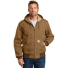 Carhartt Men's Carhartt Brown Tall Thermal-Lined Duck Active Jacket