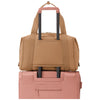 Dagne Dover Camel Landon Neoprene Carryall Bag - Large